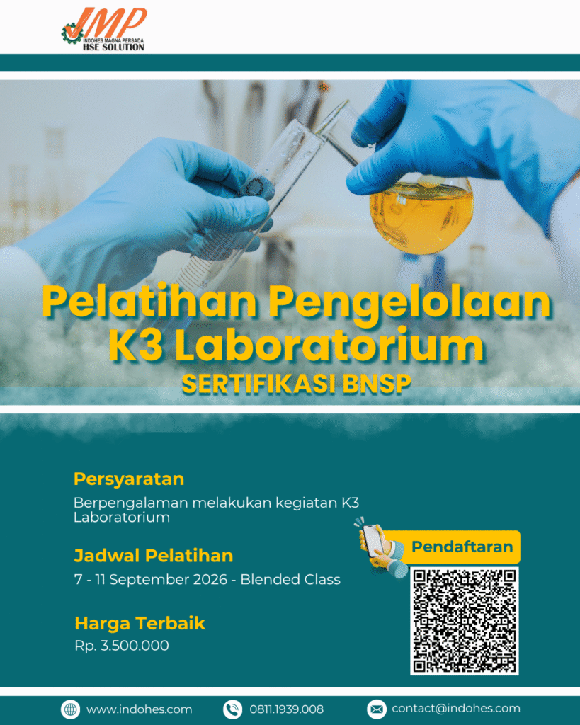 K3 Laboratorium Sertifikasi BNSP September